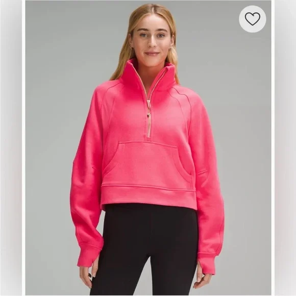 Lululemon ハーフジップ トレーナー ピンク ウィメンズ パーカー＆トレーナー 【ルルレモン公式｜lululemon